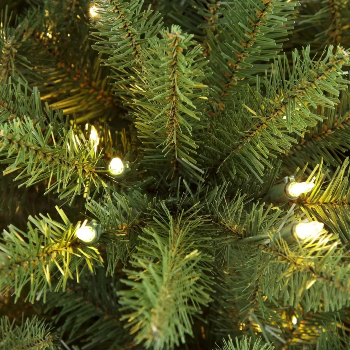 Puleo International 12' Slim Franklin Fir Artificial Christmas Tree - 1200 Clear Lights