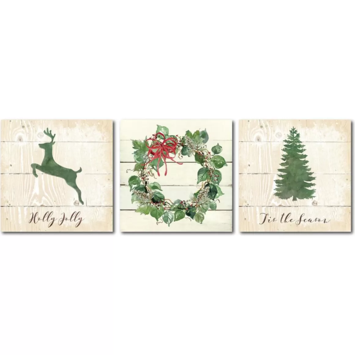 Courtside Market Holly Jolly 30X30 Canvas Wall Art