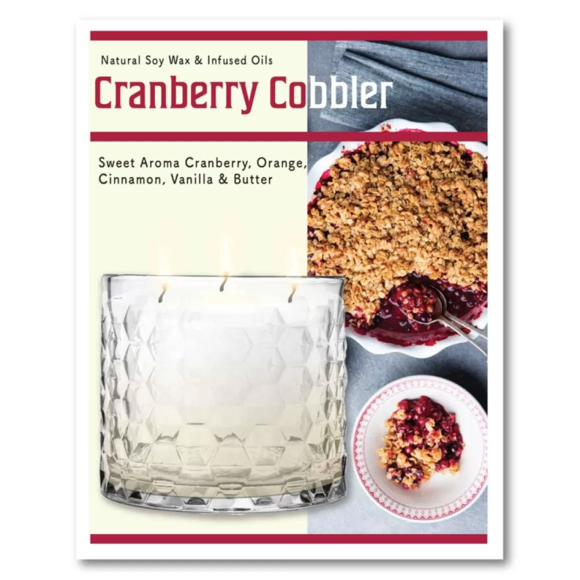 Courtside Market Merry Christmas Artboard & 13.5 Oz. 3-Wick Candle