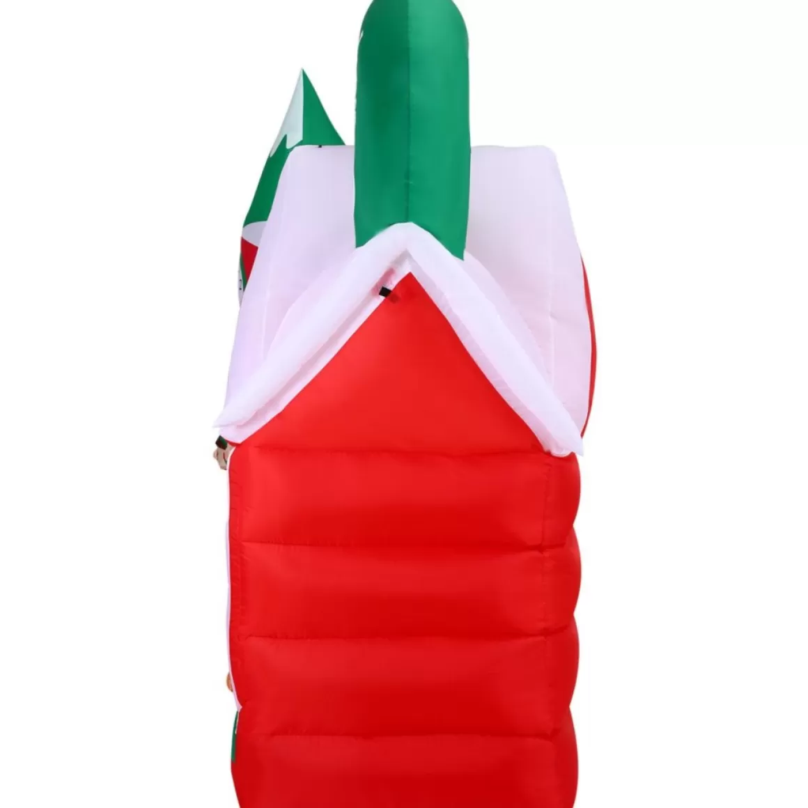 Fraser Hill Farm 7-Ft. Pre-Lit Inflatable Santa's Workshop